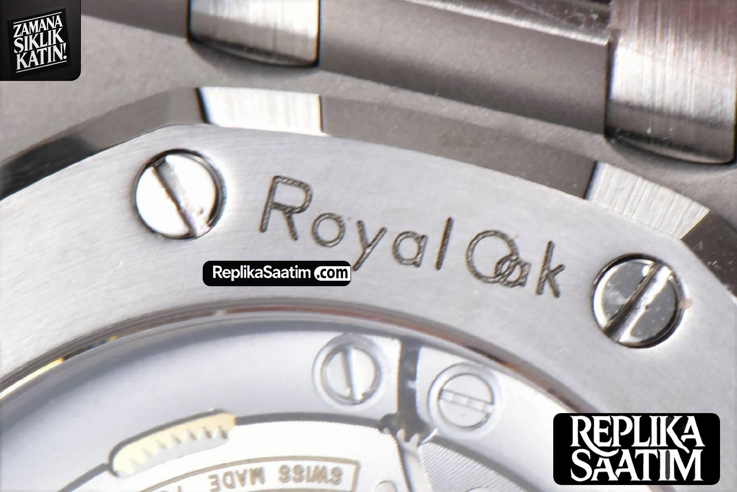 Royal Oak 15450 APSF 37MM Blue Textured Dial SS Bracelet A3120 -24