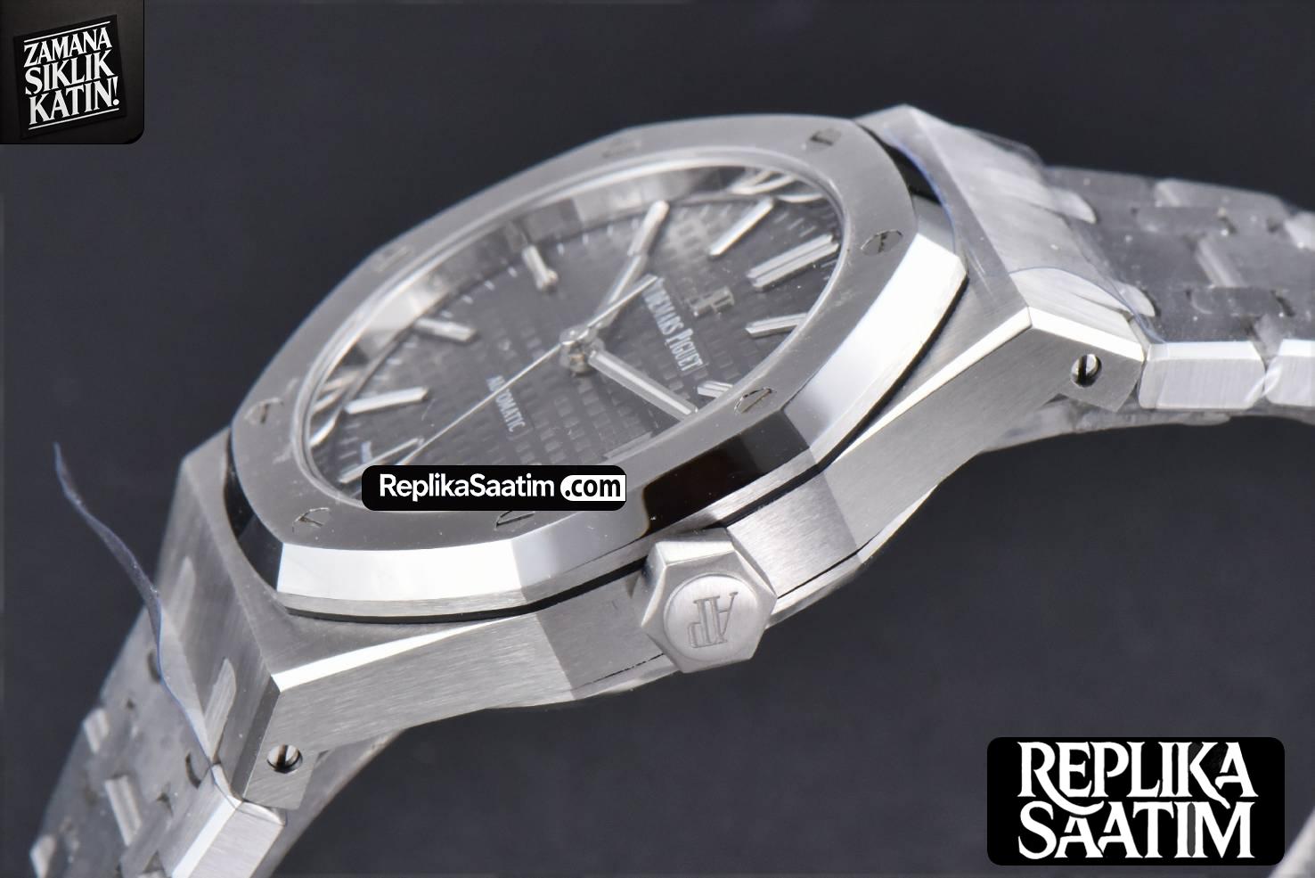 Royal Oak 15450 APSF 37MM Gray Textured Dial SS Bracelet A3120 -11