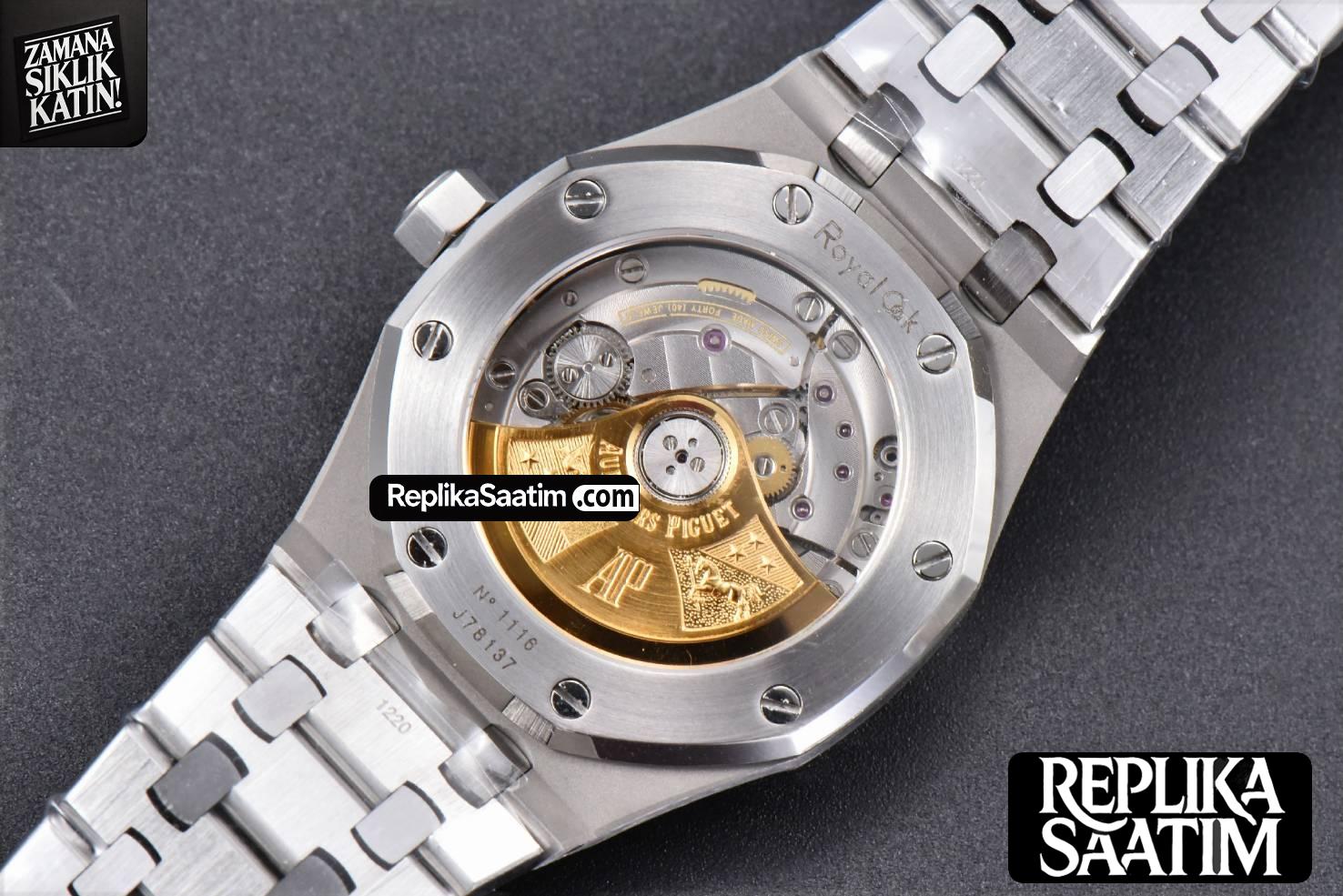Royal Oak 15450 APSF 37MM Gray Textured Dial SS Bracelet A3120 -22