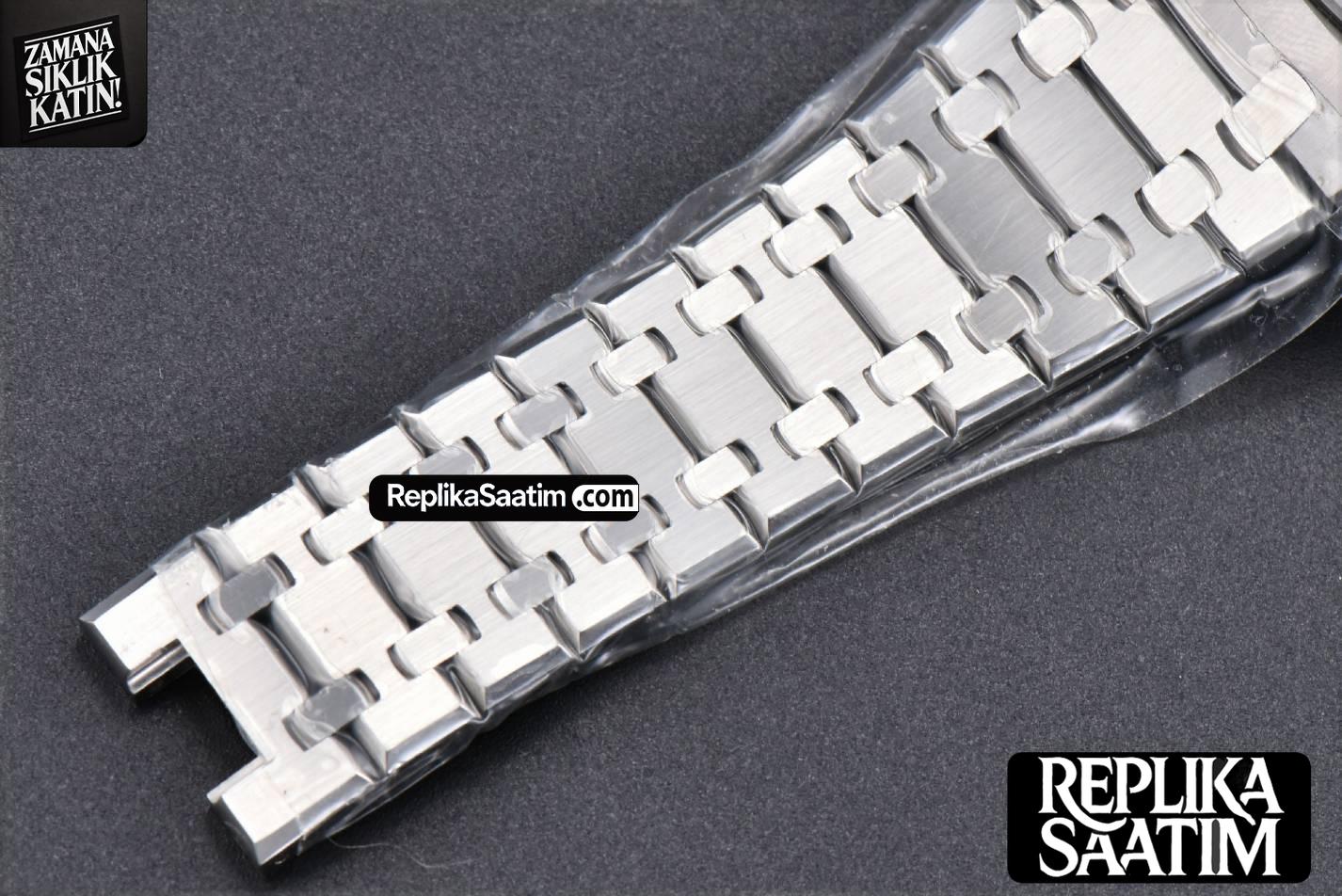 Royal Oak 15500 APSF 41MM Gray Textured Dial SS Bracelet A4302 -27