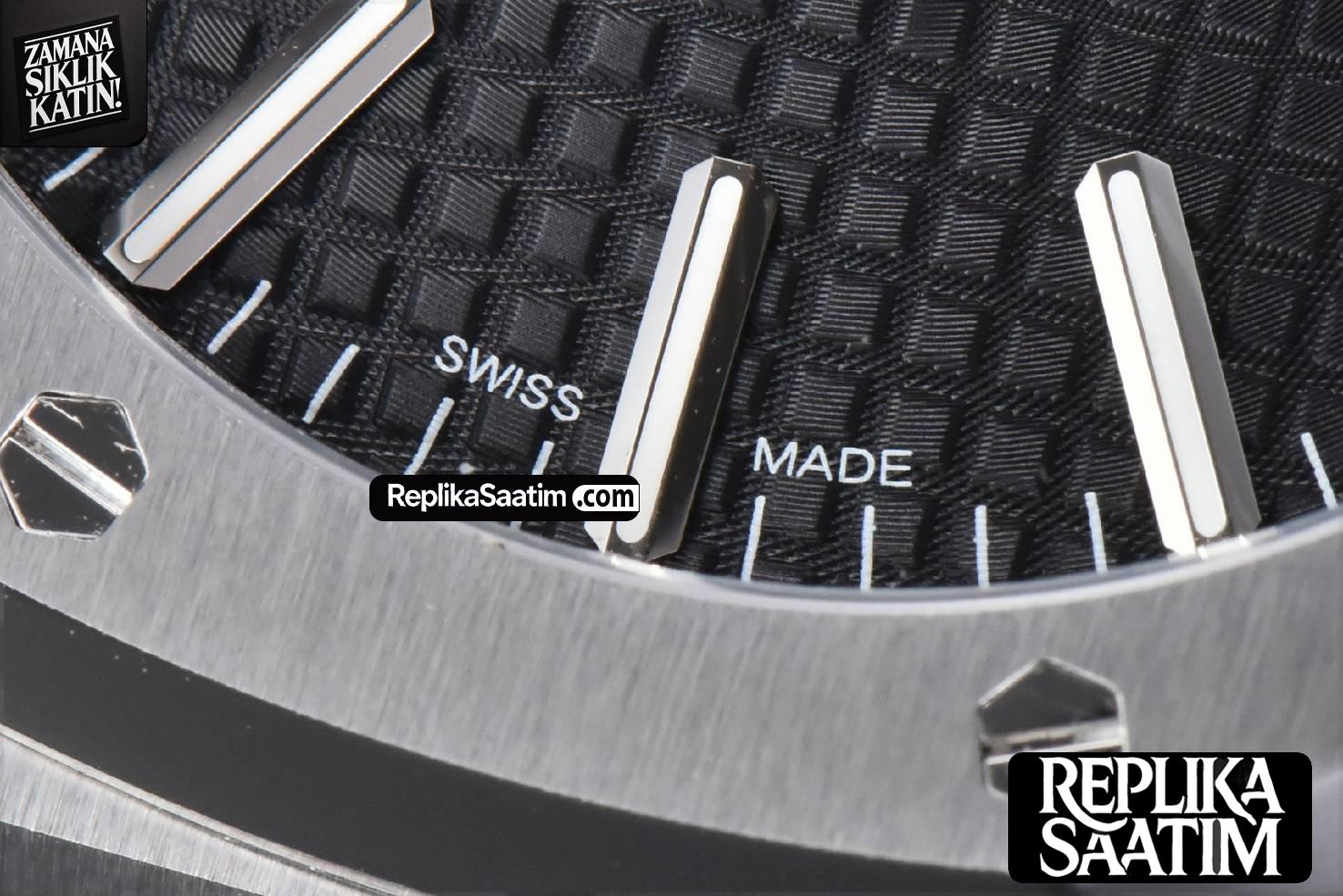 Royal Oak 15510 41mm ’50th Anniversary’ ZF Black Dial SS Bracelet SA4302 -07