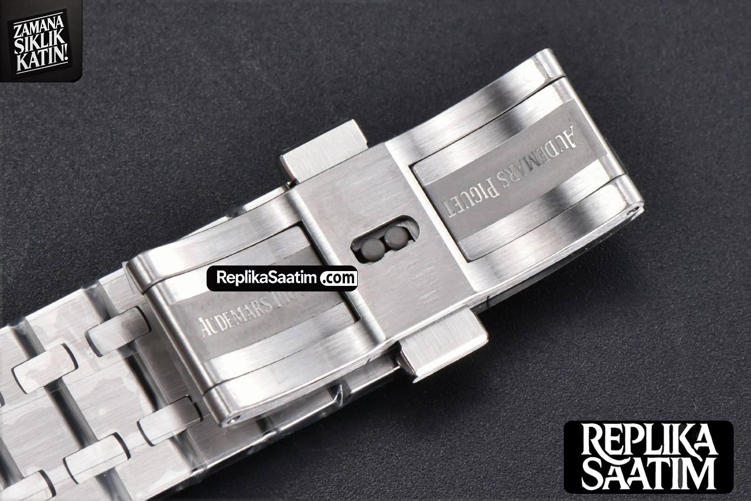 Royal Oak 15510 41mm ’50th Anniversary’ ZF Blue Dial SS Bracelet SA4302 -28