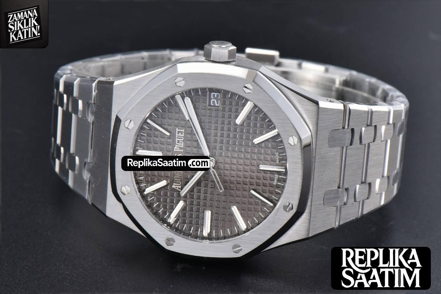 Royal Oak 15510 41mm ’50th Anniversary’ ZF Gray Dial SS Bracelet SA4302 -13