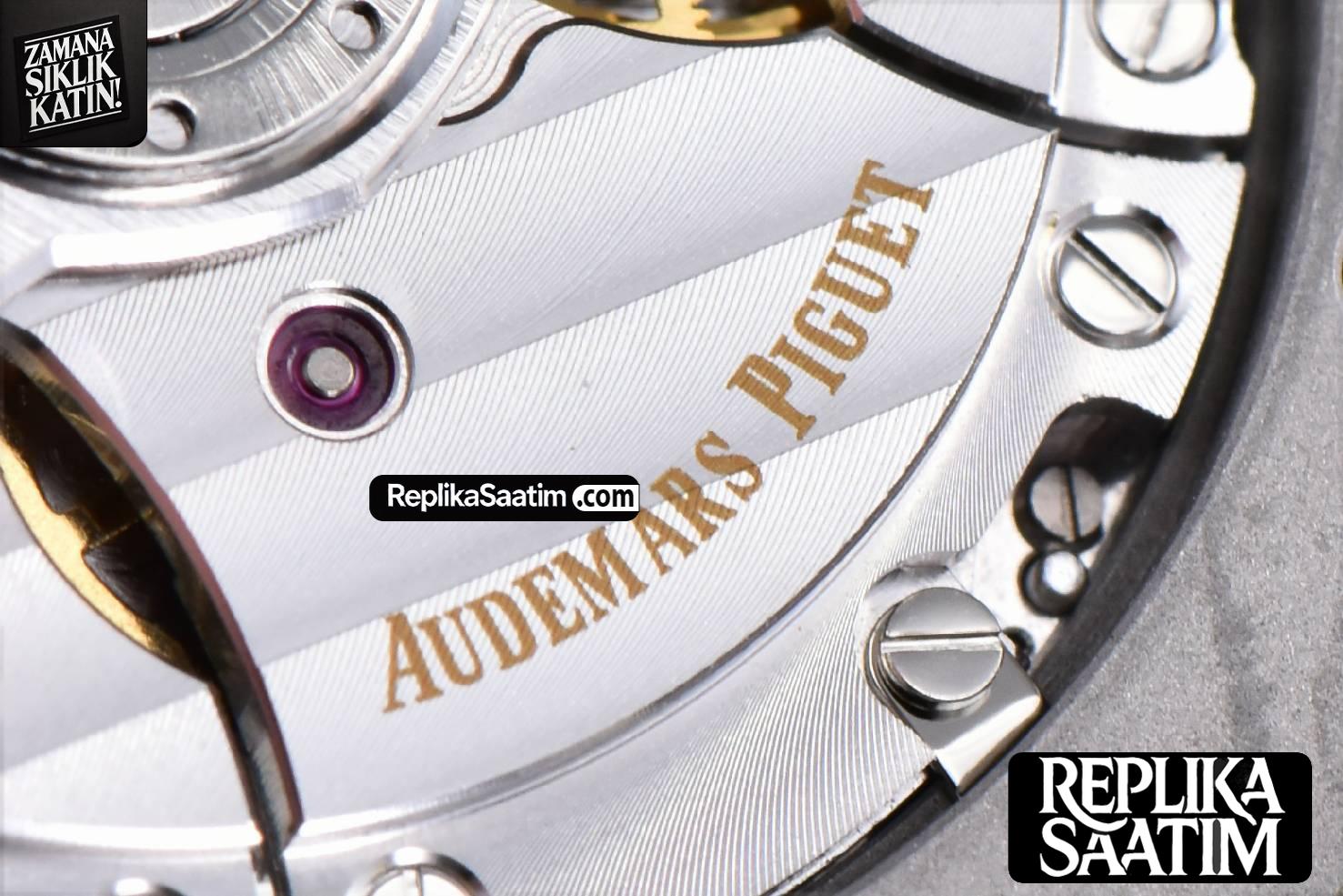 Royal Oak 15510 “50th Anniversary” APSF 41MM SS White Dial SS Bracelet SA4302 Super Clone -20
