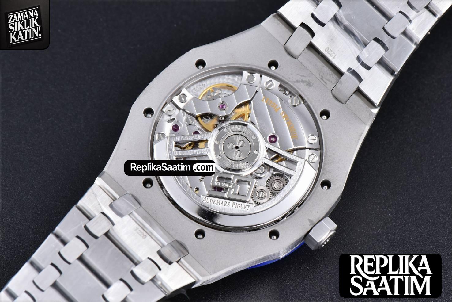 Royal Oak 15510 “50th Anniversary” APSF 41MM SS White Dial SS Bracelet SA4302 Super Clone -23