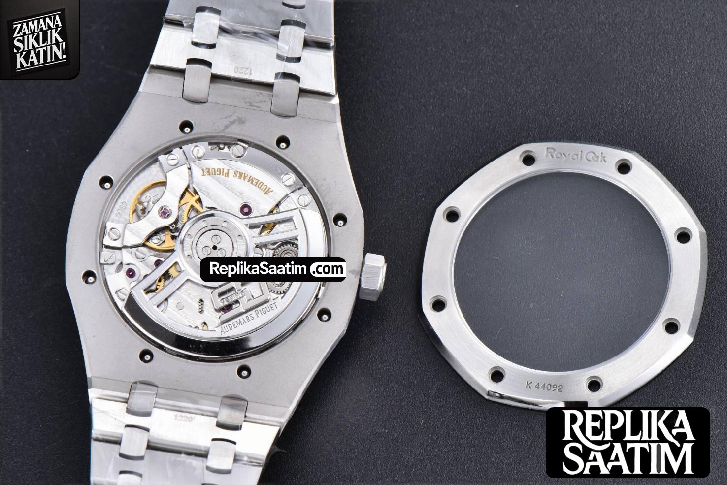 Royal Oak 15510 “50th Anniversary” APSF 41MM SS White Dial SS Bracelet SA4302 Super Clone -24