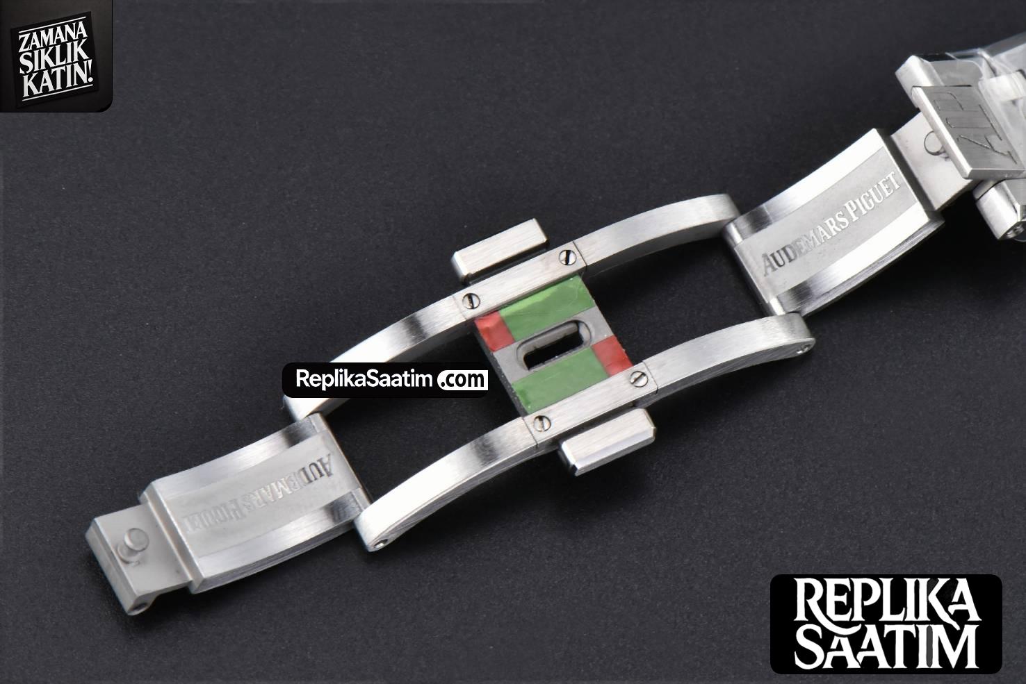 Royal Oak 37mm 15450 ZF Gray Textured Dial SS Bracelet SA3120 Super Clone -31
