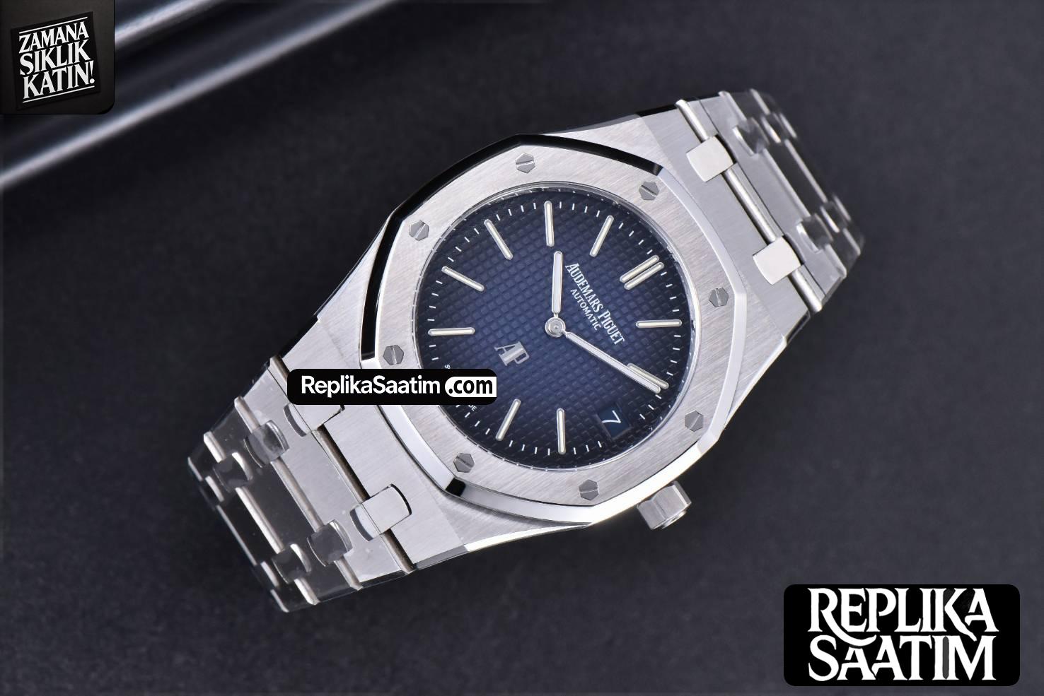Royal Oak 39MM 15202IP Gradient Blue Dial SS Bracelet A2121 -03