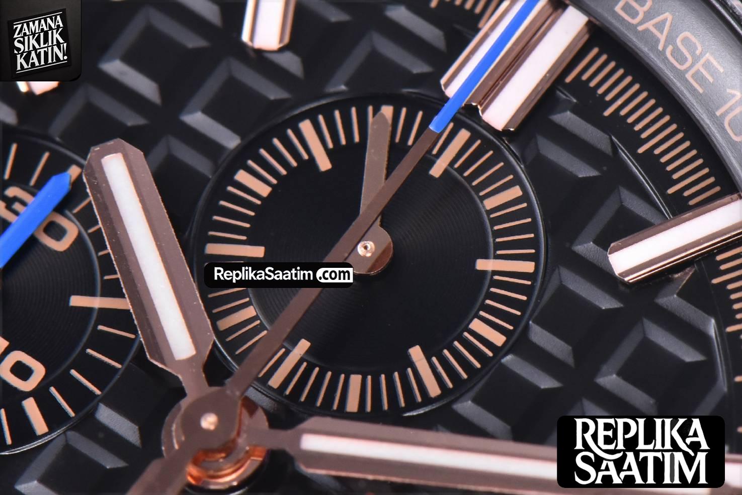 Royal Oak Offshore 26405CE 44mm RG JF Black Dial RG Marker Black Rubber Strap A3126 V2 -03