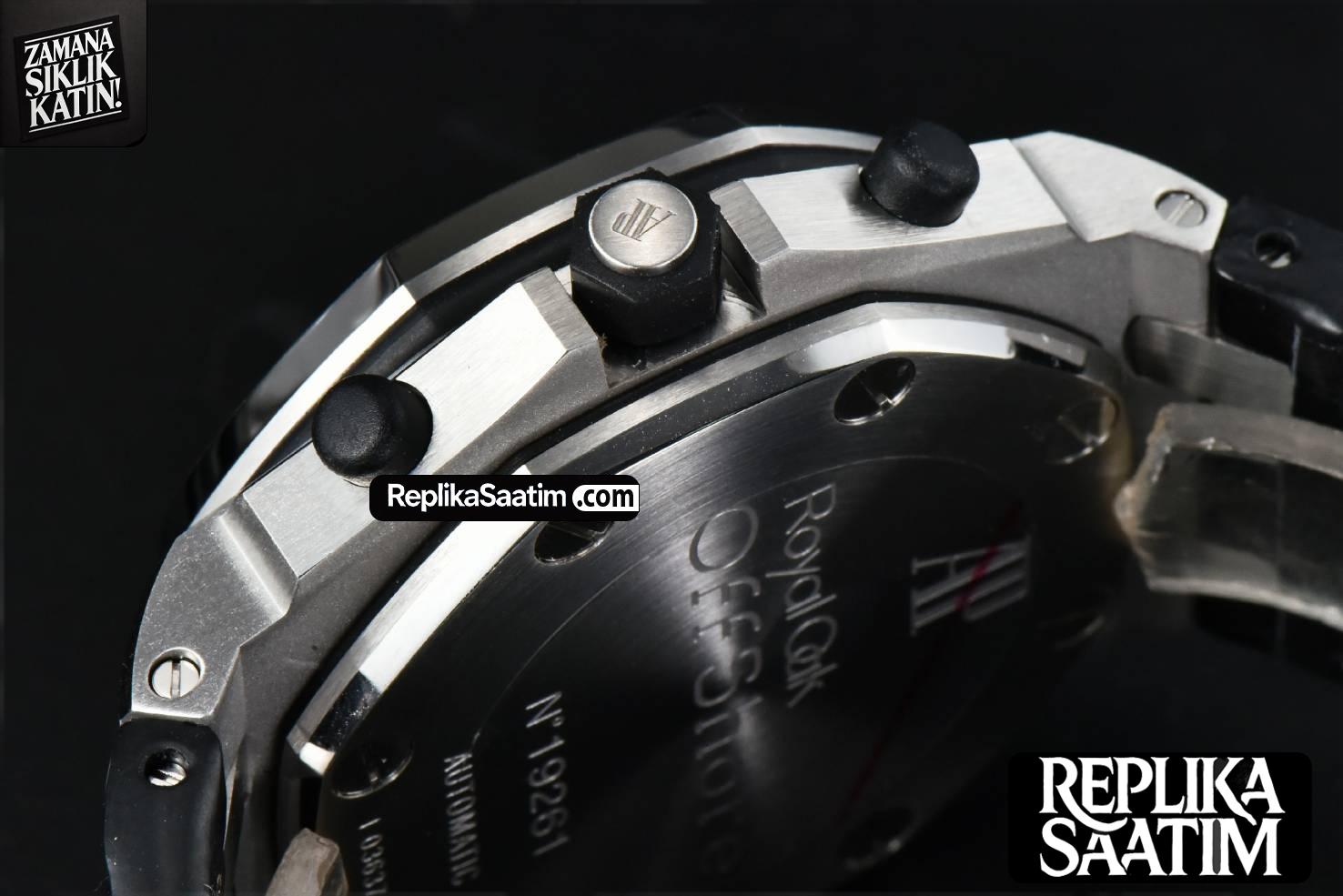 Royal Oak Offshore 42mm JF Ultimate Edition ‘Panda’ Black Leather Strap A7750 V3 -15