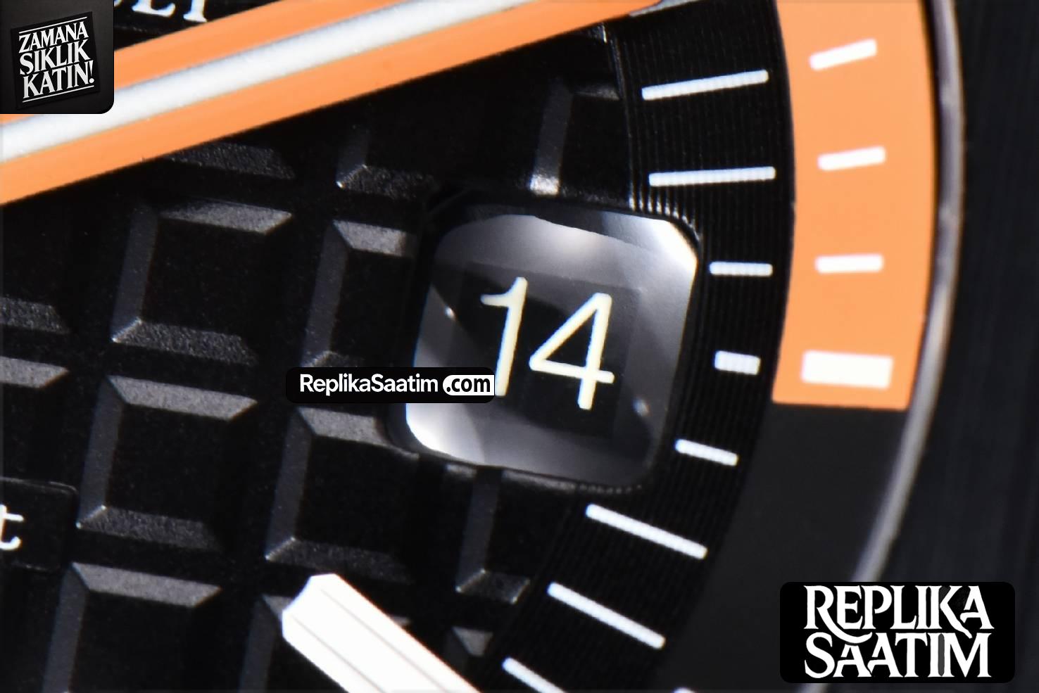 Royal Oak Offshore Diver 15707 42mm ZF Black Ceramic Black Dial Rubber Strap A3120 -06