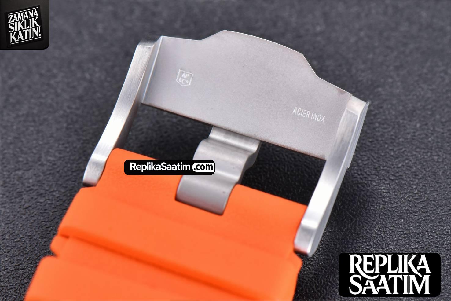 Royal Oak Offshore Diver 15710 Orange JF 42MM Orange Rubber Strap A3120 -24