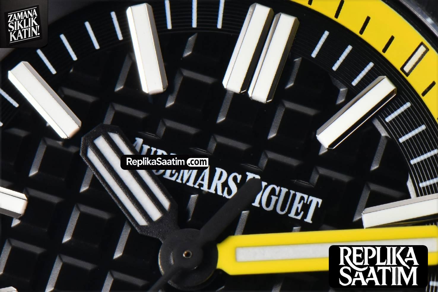 Royal Oak Offshore Diver 42mm IPF Black/Yellow Dial Yellow Rubber Strap MY9015 -04