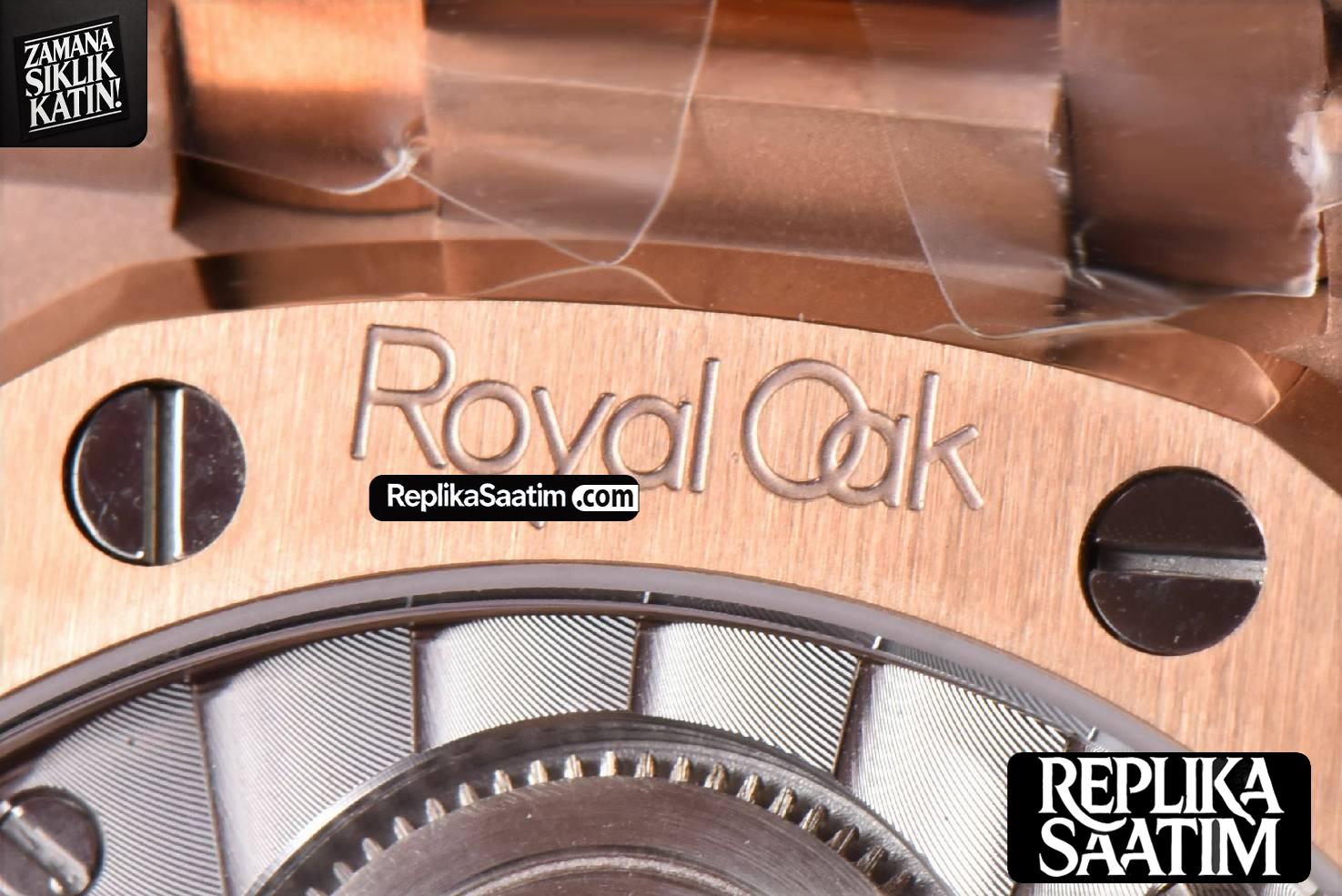 Royal Oak Tourbillon 41mm R8F RG Blue Dial RG Bracelet Flying Tourb V2 -17