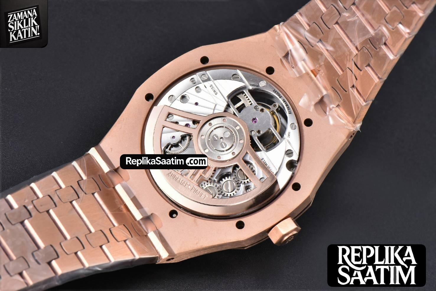 Royal Oak Tourbillon 41mm R8F RG Gray Dial RG Bracelet Flying Tourb V2 -21
