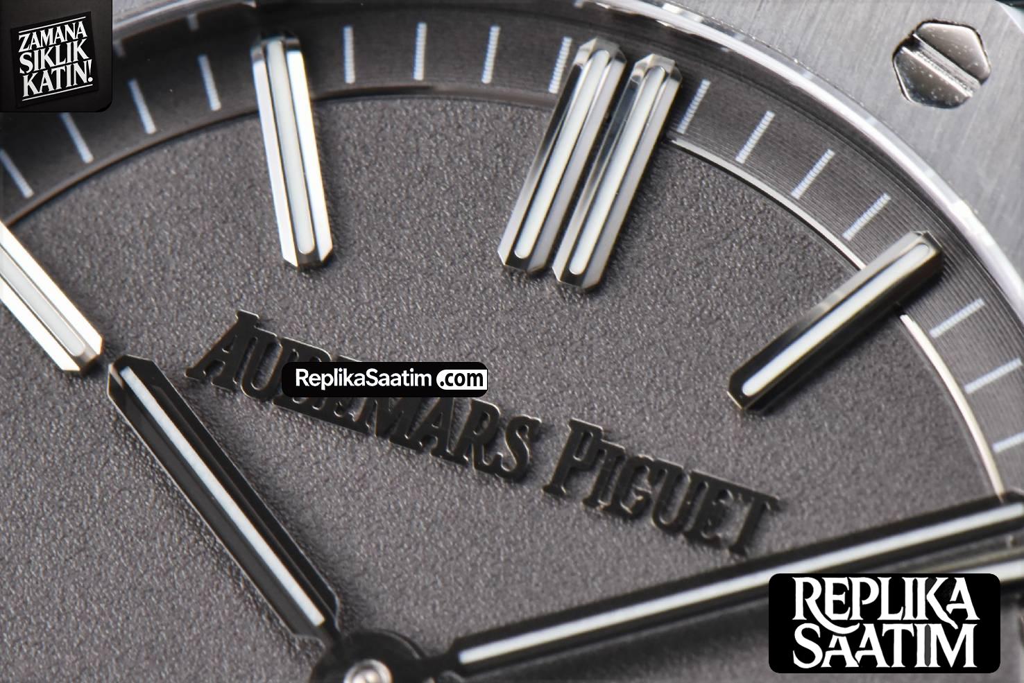 Royal Oak Tourbillon 41mm R8F SS Smooth Gray Dial SS Bracelet Flying Tourb V2 -04
