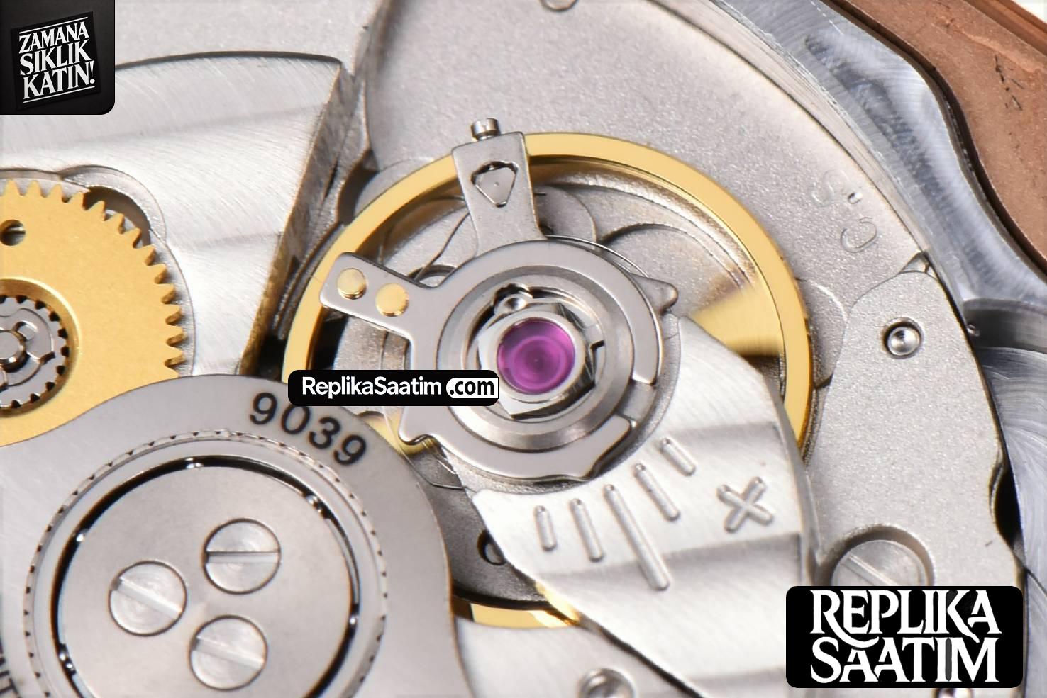 Santos de Cartier Medium 35mm BVF RG Diamond Bezel White Dial RG Bracelet MIYOTA 9039 -25