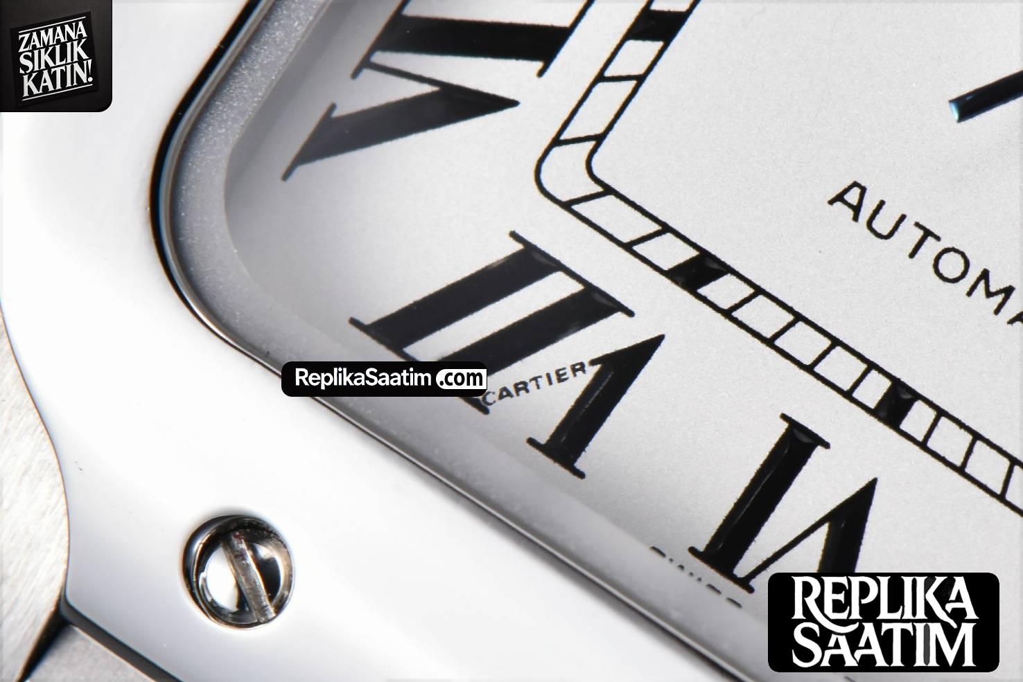 Santos de Cartier Medium 35mm BVF White Dial SS Bracelet 9039 -08