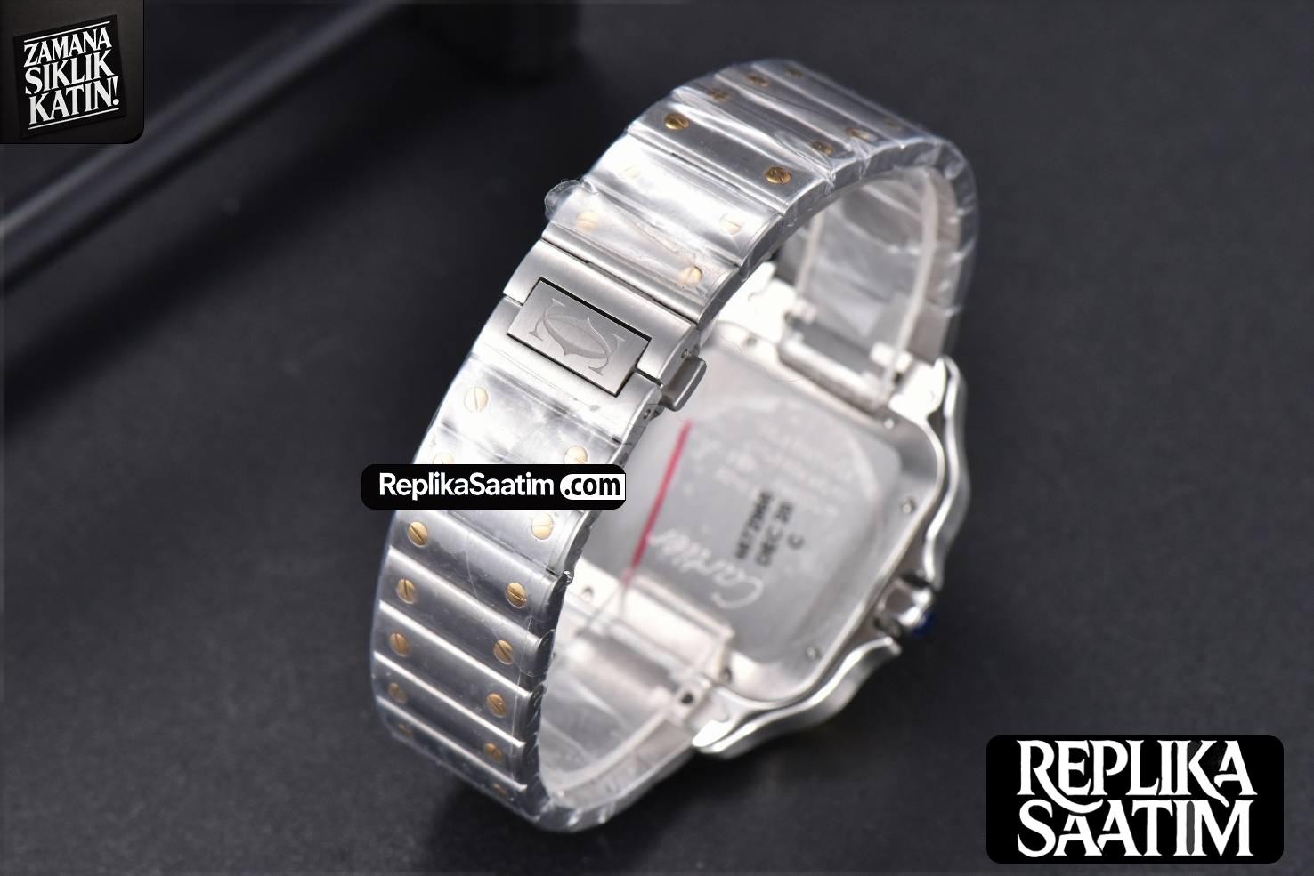 Santos de Cartier XL BVF 40MM YG/SS White Dial YG/SS Bracelet MIYOTA 9019 -13