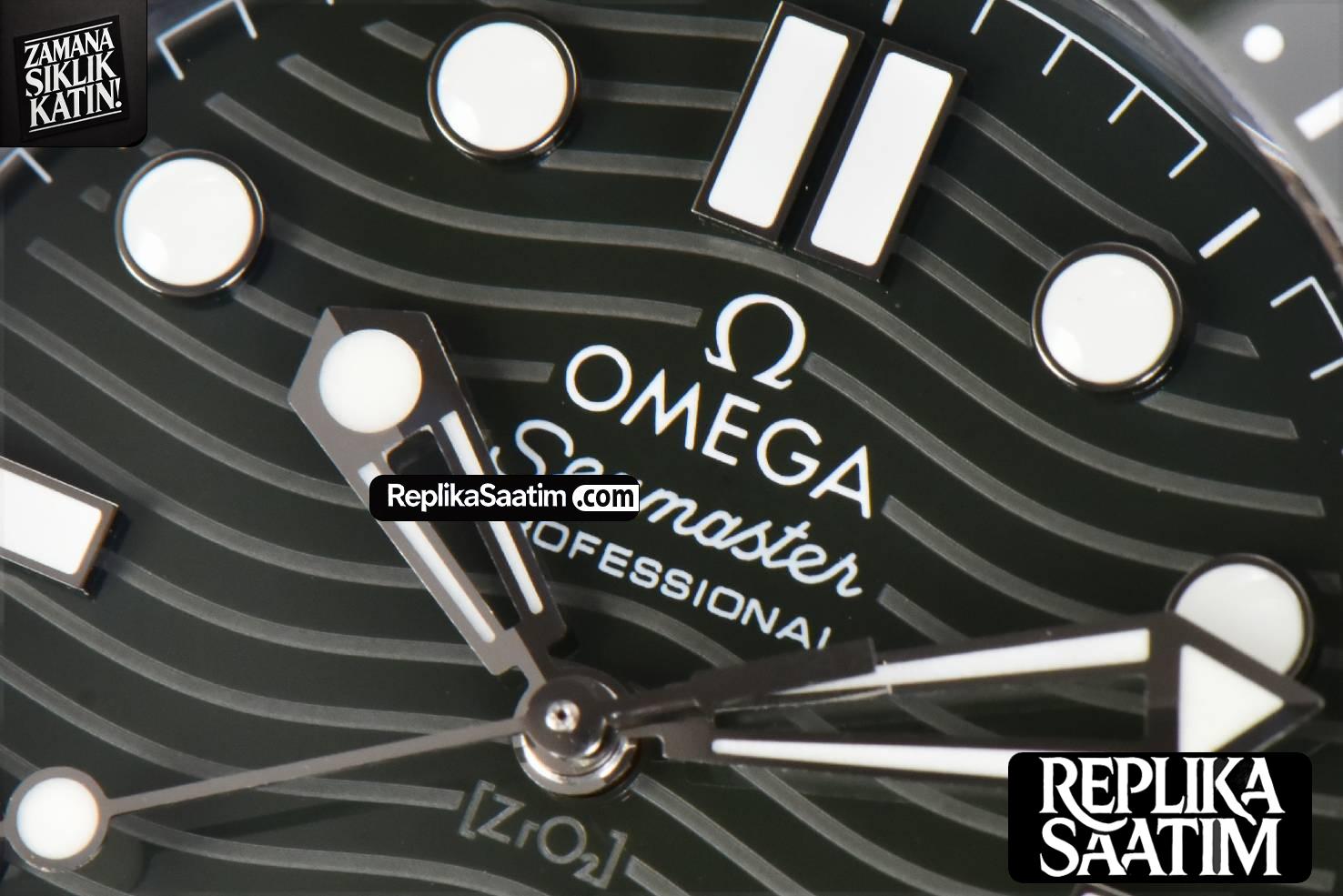 Seamaster Diver 300M 42mm ORF Green Ceramic Green Dial Green Rubber Strap A8800 -04