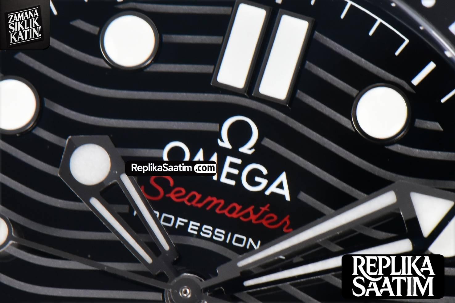 Seamaster Diver 300M 42mm ZF Black Ceramic Black Dial Black Rubber Strap A8800 -04