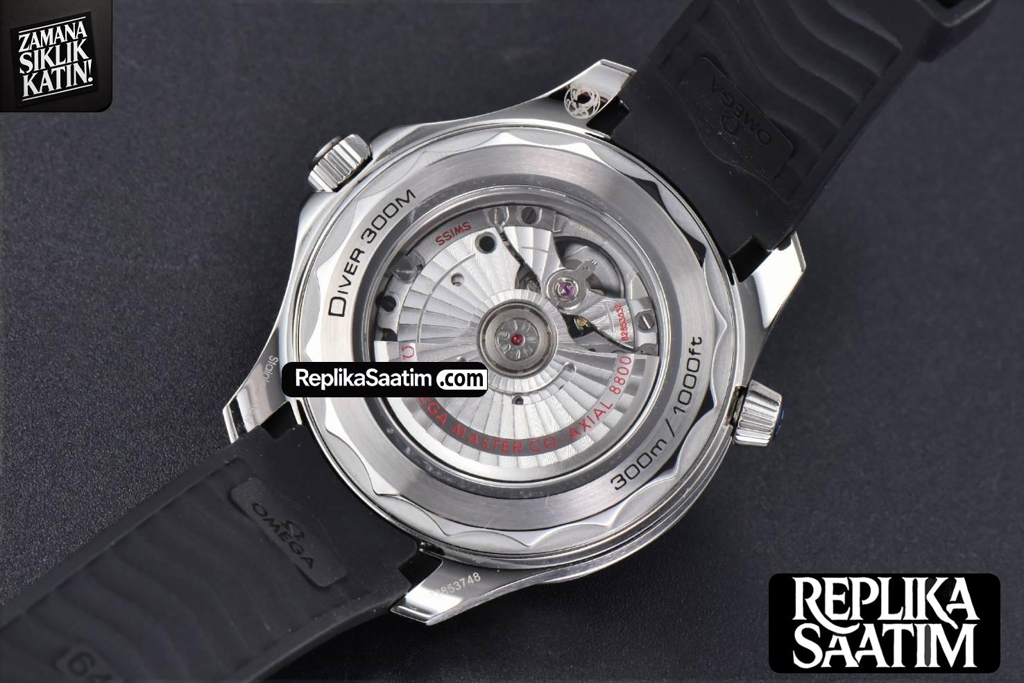 Seamaster Diver 300M 42mm ZF Black Ceramic Black Dial Black Rubber Strap A8800 -14