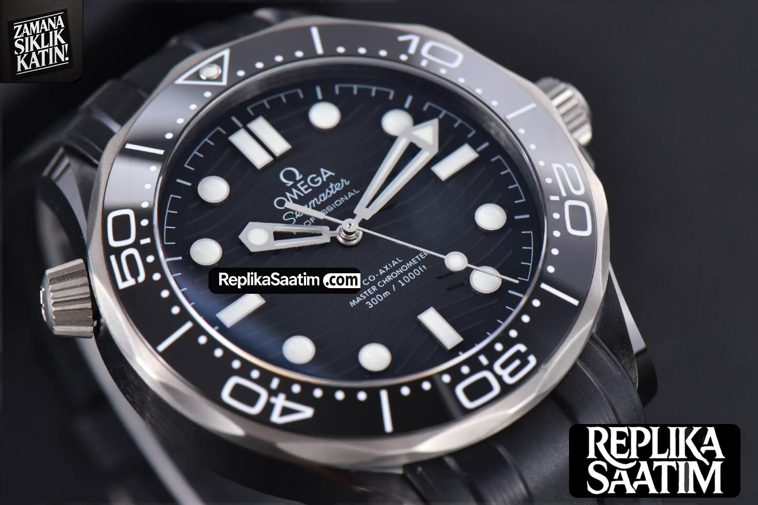 Seamaster Diver Real Ceramic 300M VSF 43.5MM Black Dial Rubber Strap A8806 -08