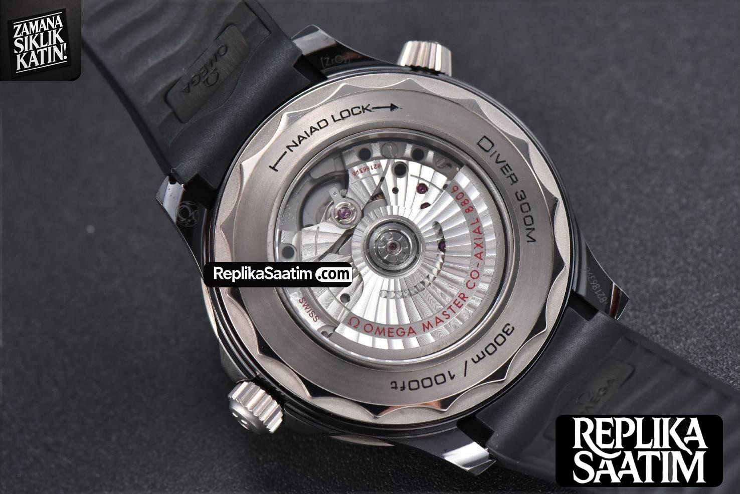 Seamaster Diver Real Ceramic 300M VSF 43.5MM Black Dial Rubber Strap A8806 -13