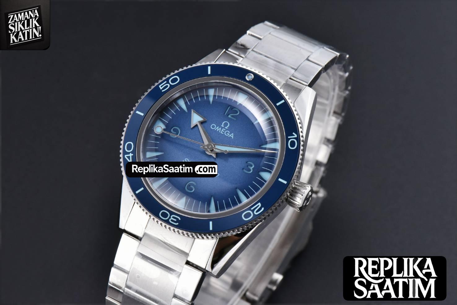 SeaMaster Spectre 007 Summer Blue Limited Dial SS Bracelet A8400 -04