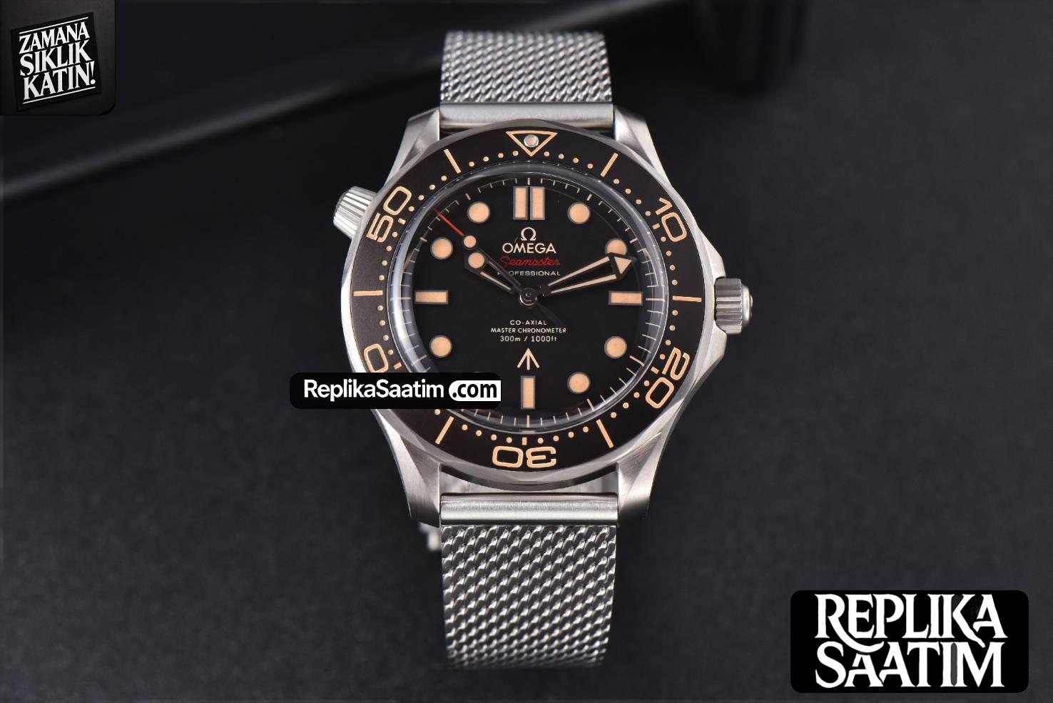 Seamster 300 “No Time To Die” NTTD 42mm VSF TI A8806 V4 (With Both Mesh And Nato Bands) -02