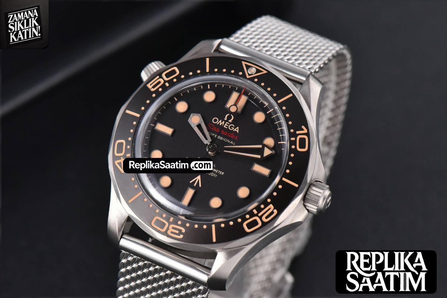 Seamster 300 “No Time To Die” NTTD 42mm VSF TI A8806 V4 (With Both Mesh And Nato Bands) -03