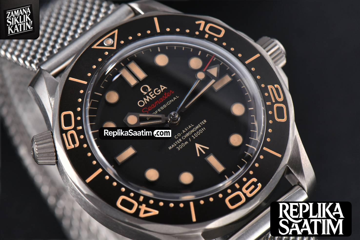 Seamster 300 “No Time To Die” NTTD 42mm VSF TI A8806 V4 (With Both Mesh And Nato Bands) -08