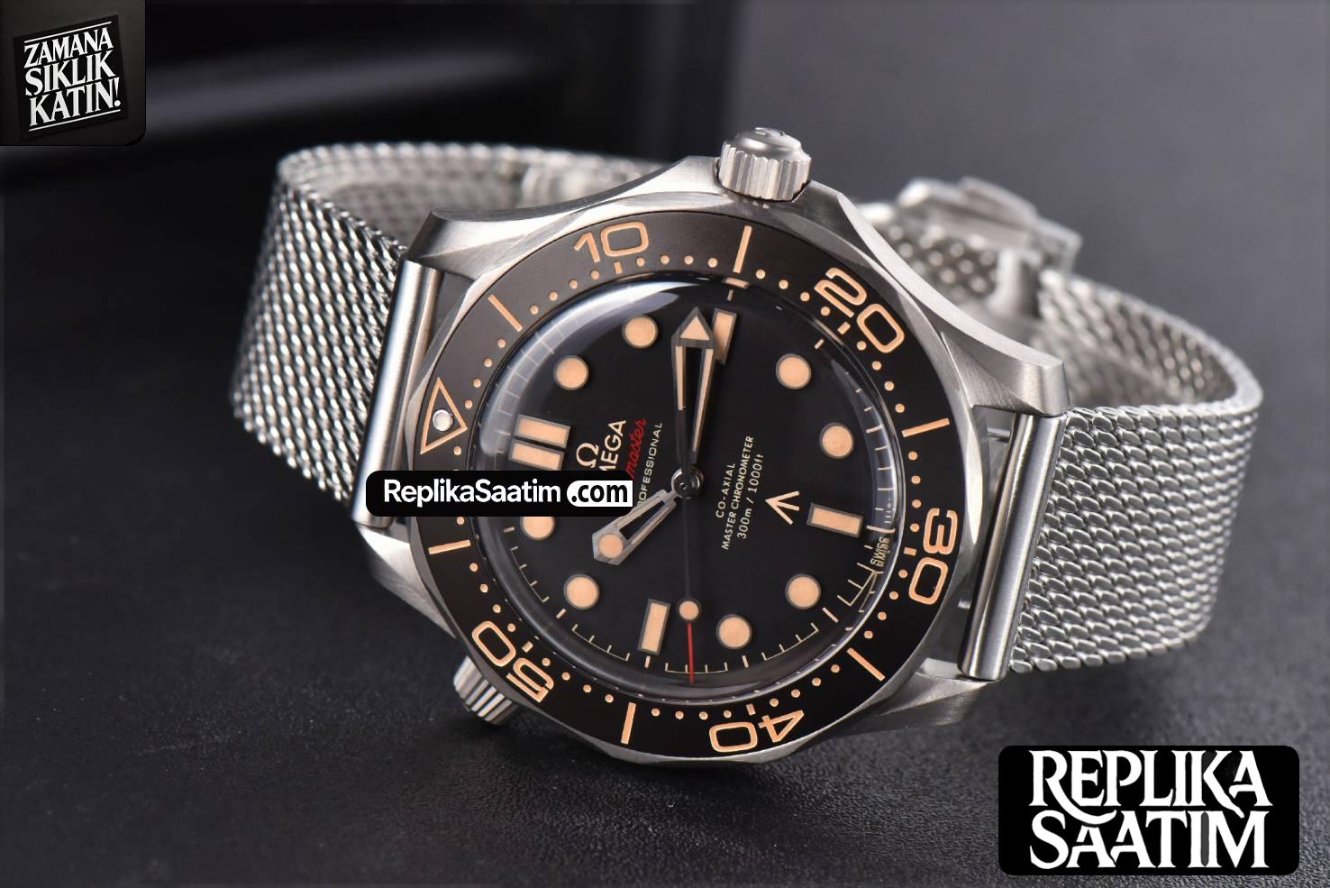 Seamster 300 “No Time To Die” NTTD 42mm VSF TI A8806 V4 (With Both Mesh And Nato Bands) -09