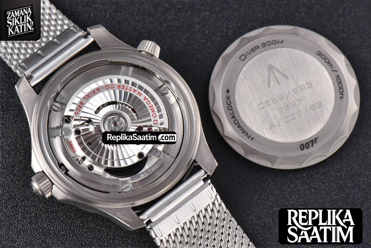 Seamster 300 “No Time To Die” NTTD 42mm VSF TI A8806 V4 (With Both Mesh And Nato Bands) -15
