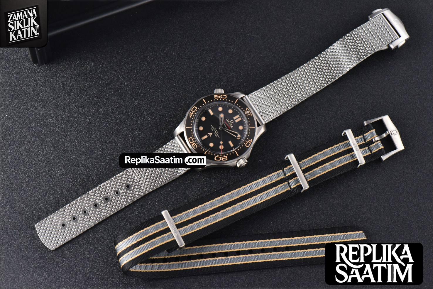 Seamster 300 “No Time To Die” NTTD 42mm VSF TI A8806 V4 (With Both Mesh And Nato Bands) -37