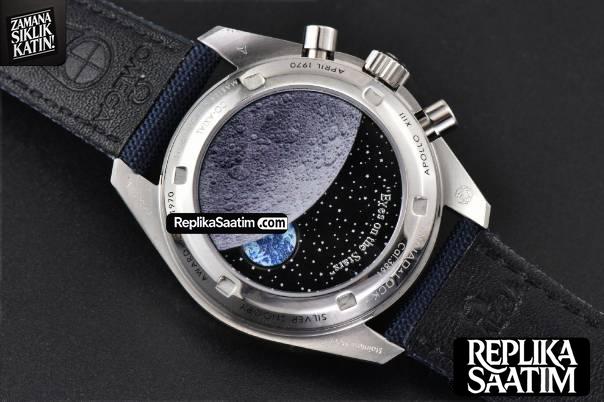 Speedmaster Professional ‘Snoopy’ 50th Anniversary 42mm GSF Nylon Strap A7750(Mod) -15
