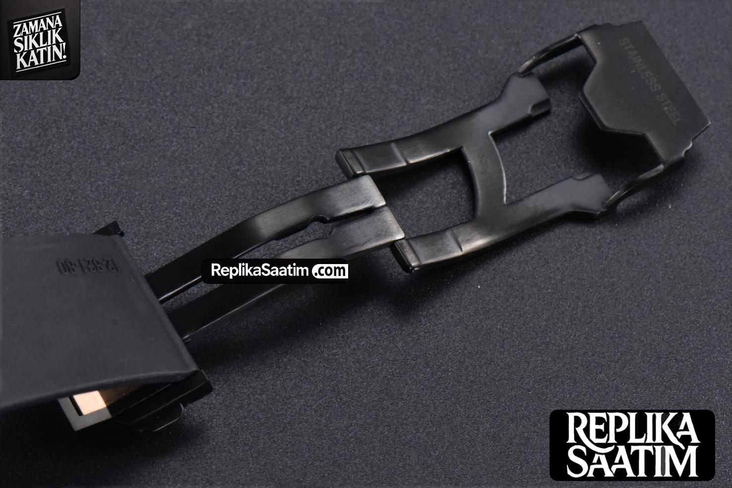 Square Bang Unico 42mm BBF RG Skeleton Dial Rubber Strap A1280 -26
