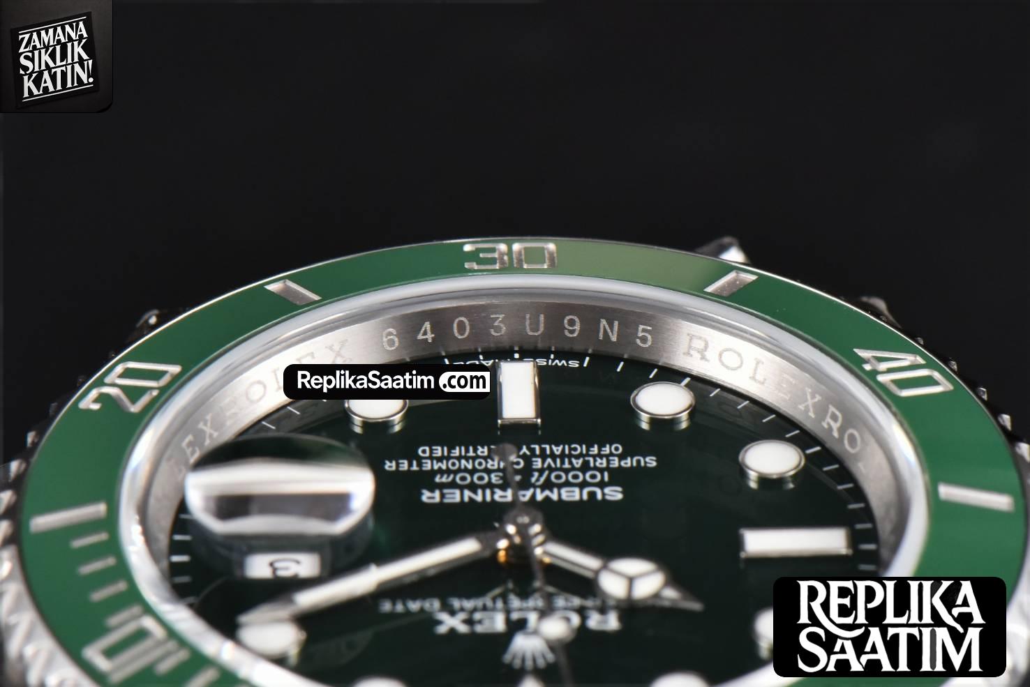 Submariner 116610 LV 40m King Green Ceramic Green Dial SS Bracelet VS3135 -13