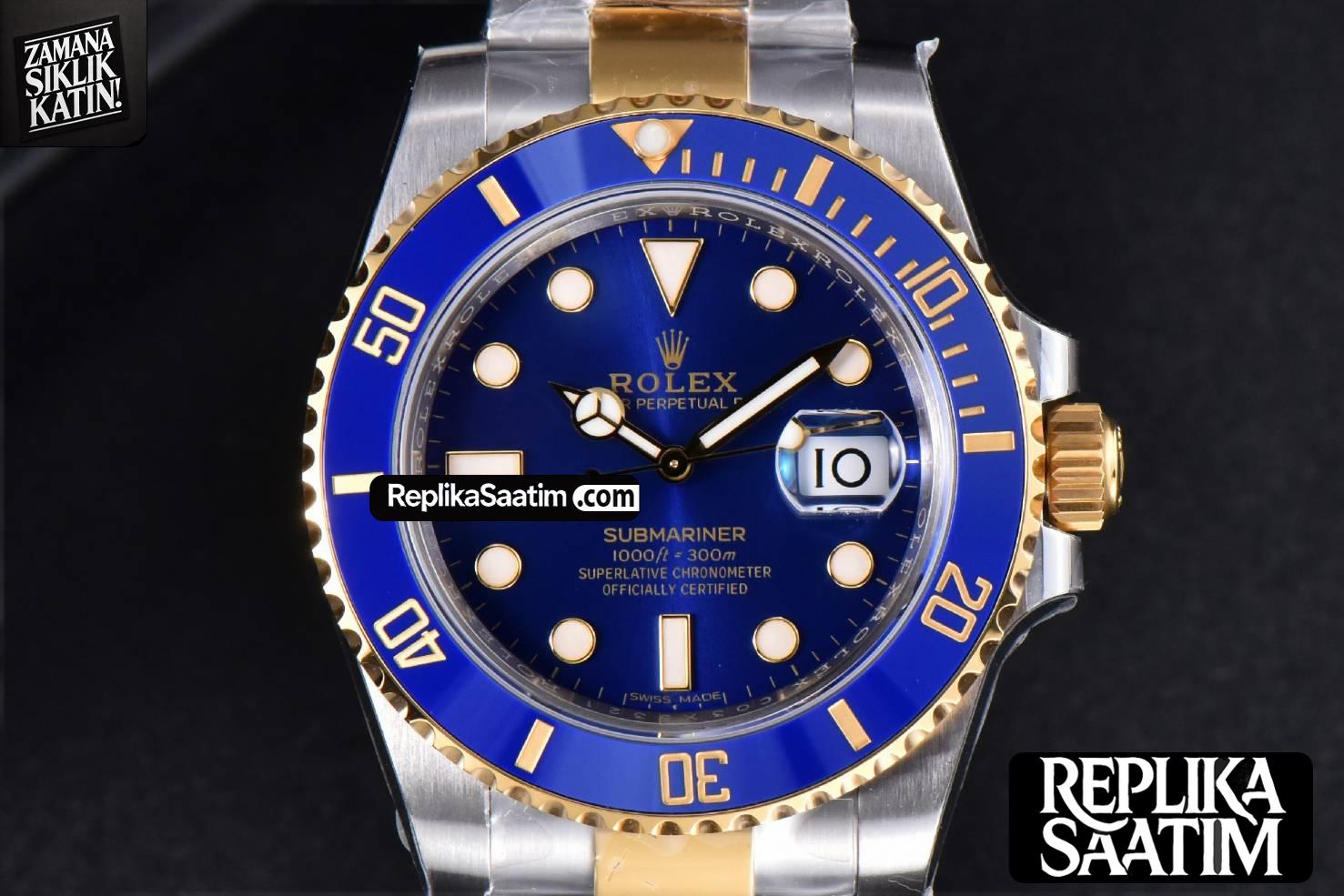 Submariner 116613 LB Smurf 904L 40MM VSF Blue Ceramic YG/SS Bracelet VS3135 -01