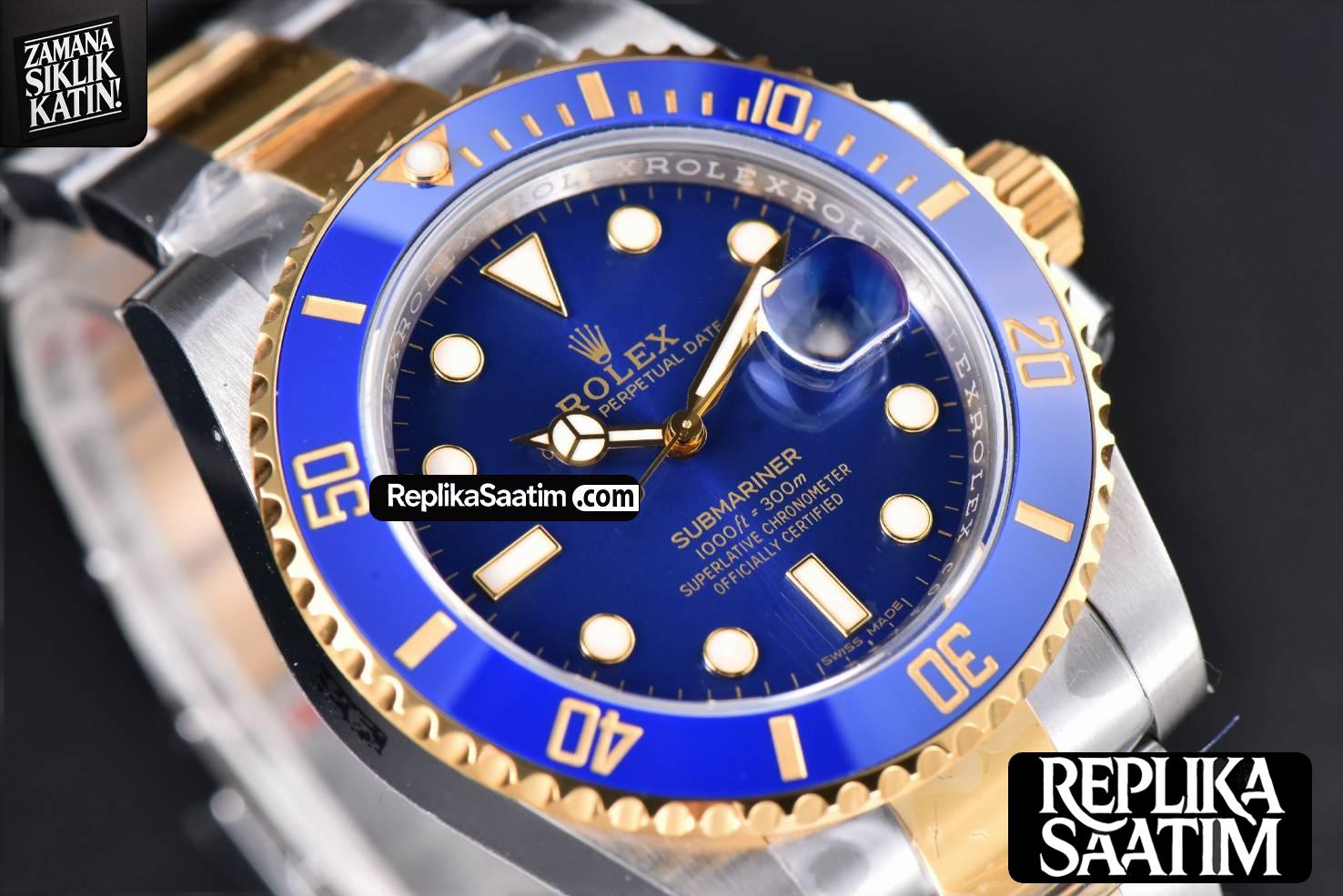 Submariner 116613 LB Smurf 904L 40MM VSF Blue Ceramic YG/SS Bracelet VS3135 -12