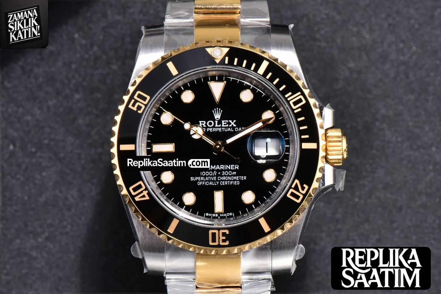 Submariner 116613 LN 904L 40MM VSF Black Ceramic YG/SS Bracelet VS3135 -01