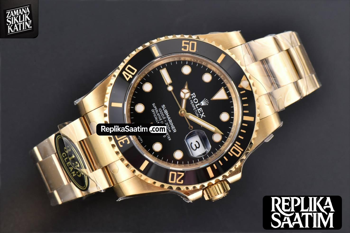 Submariner 116618 LN 40mm Clean CF YG Black DIal YG Bracelet VR3135 -14