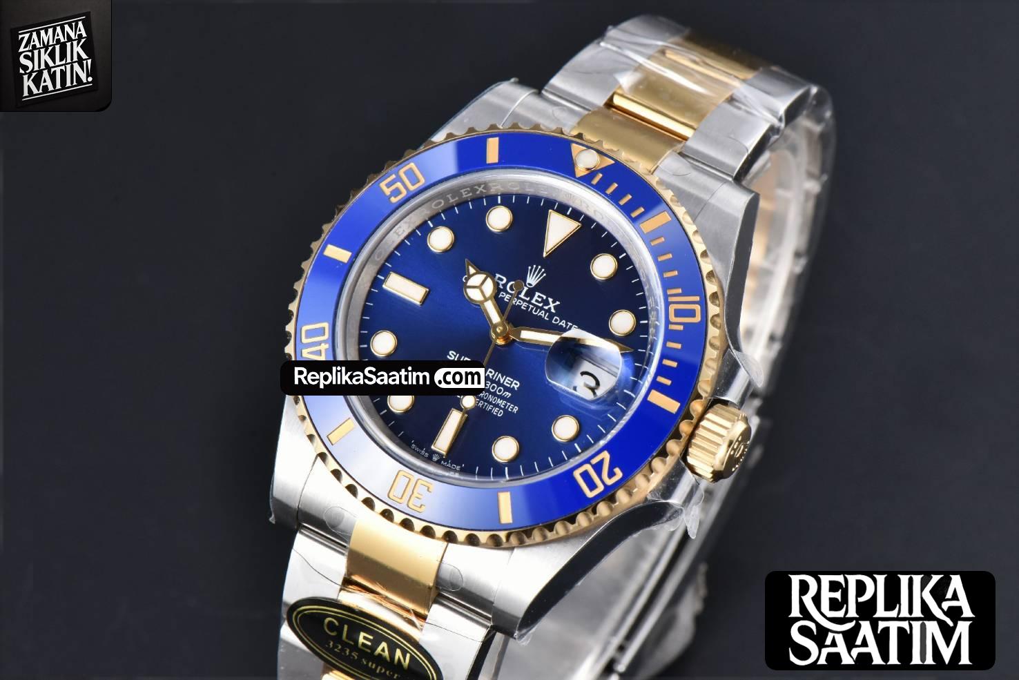 Submariner 126613 LB 41mm 904L Clean CF Blue Ceramic Blue Dial YG/SS Bracelet VR3235 -04