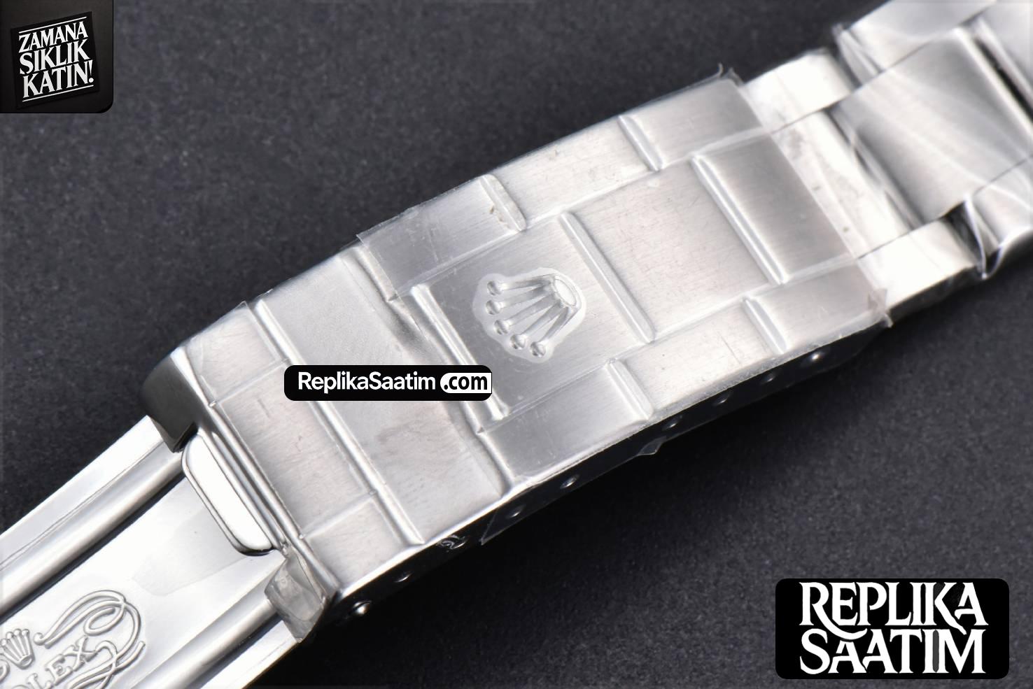 Submariner 16610 LN Black Bezel 904L 40MM RAF SS Bracelet SH3135 Rehaut -31
