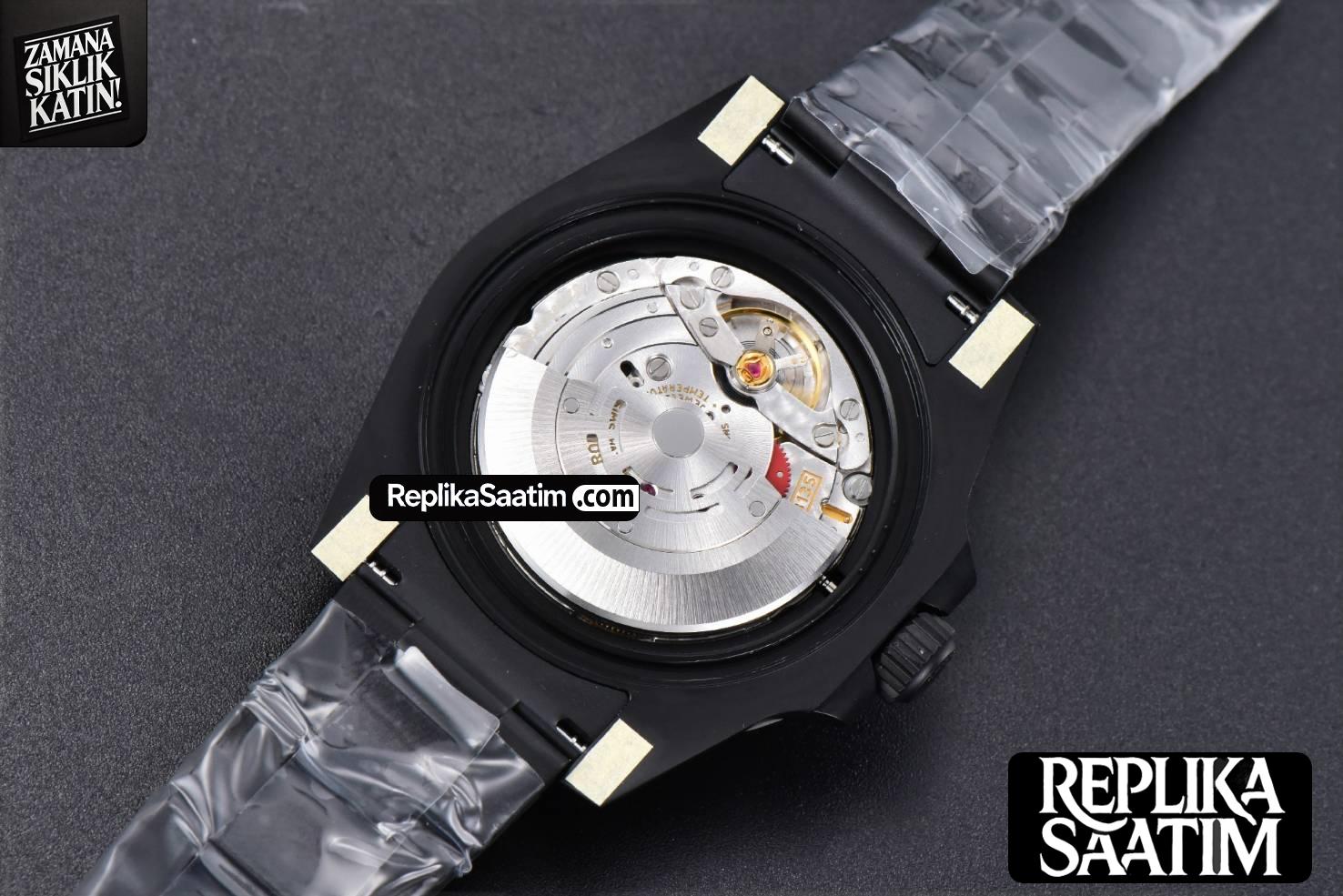 Submariner DIW DLC VSF 41mm Yellow Gradient Dial SS Bracelet VS3135 -21