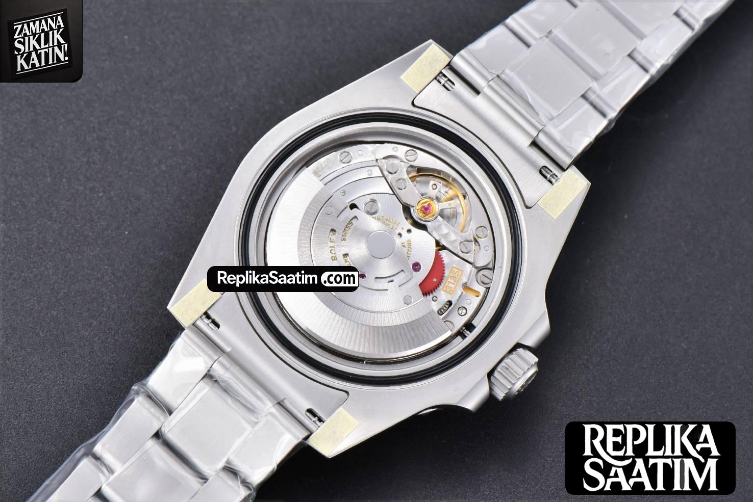 Submariner DIW Sandblasted VSF 41MM Gray Dial White Bezel Red Text SS Bracelet VS3135 -18