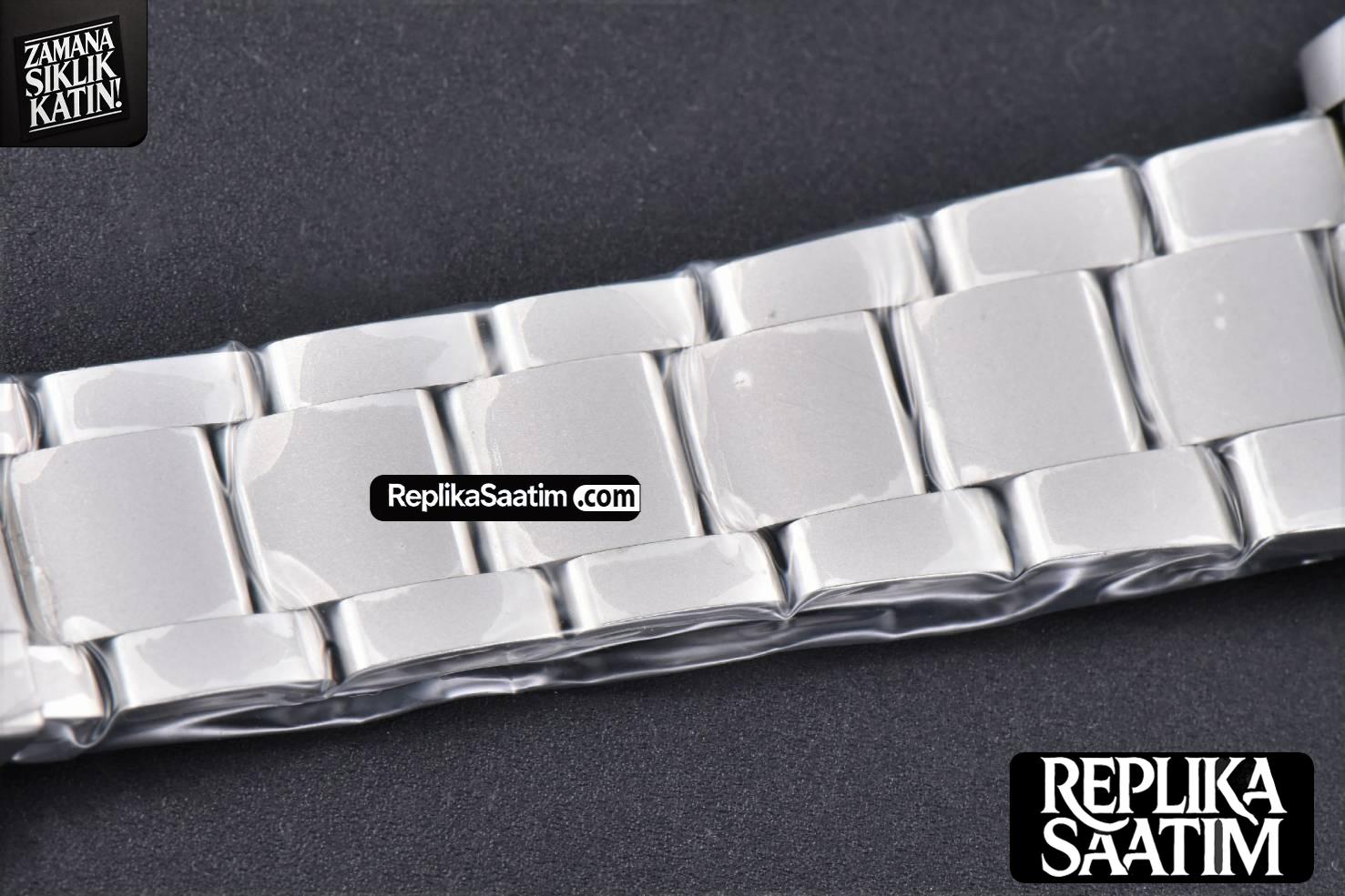 Submariner DIW Sandblasted VSF 41MM Gray Dial White Bezel Red Text SS Bracelet VS3135 -31