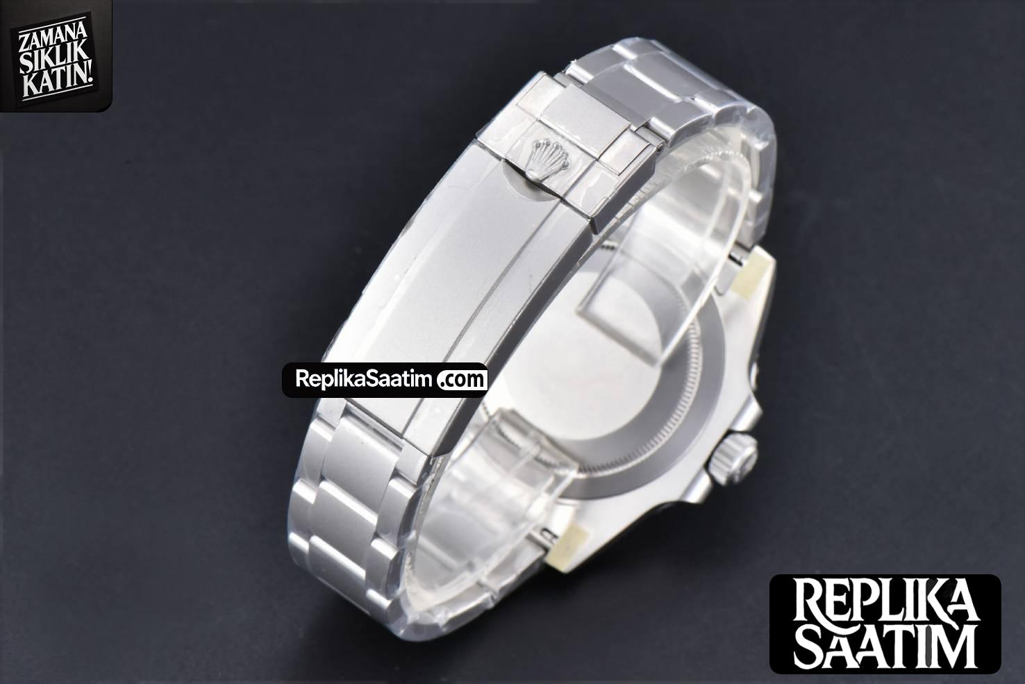 Submariner DIW Sandblasted VSF 41MM Gray Dial White Bezel Red Text SS Bracelet VS3135 -35