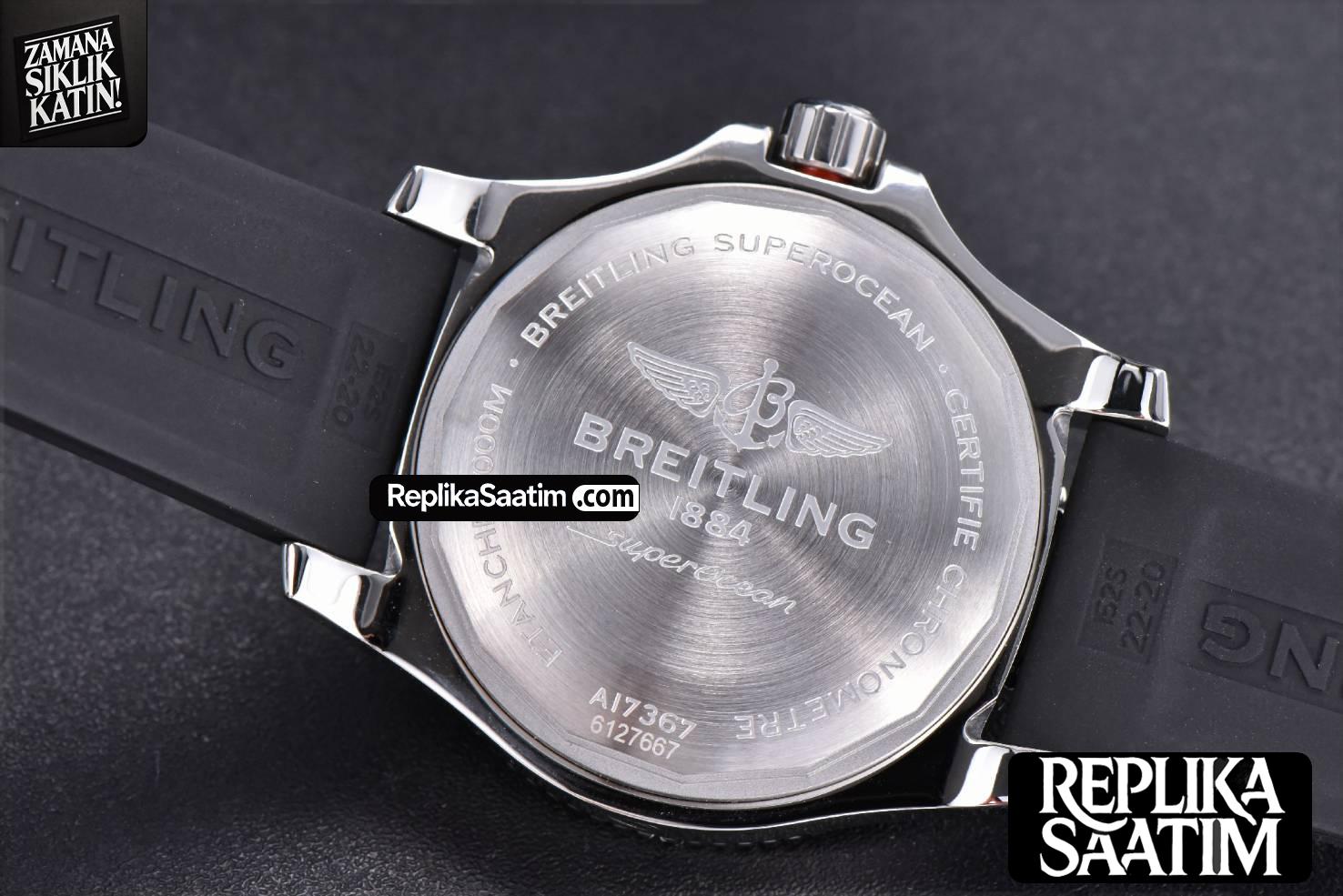 Superocean Automatic TF 44MM Black Dial Black Rubber Strap A2824 -13