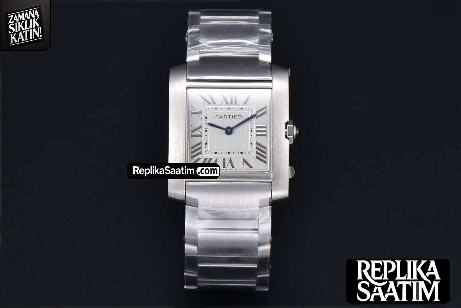 Tank Francaise Medium 32mmx 27mm 8848F SS Bracelet Quartz -02